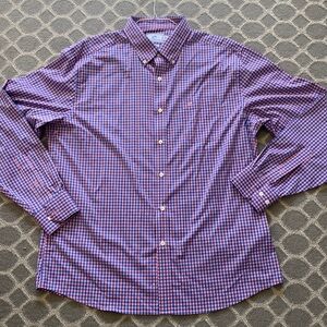 Southern tide button down in lightweight nylon fabric